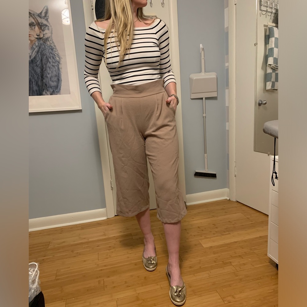 Seven❤️Sisters wide leg pants in blush Size Medium